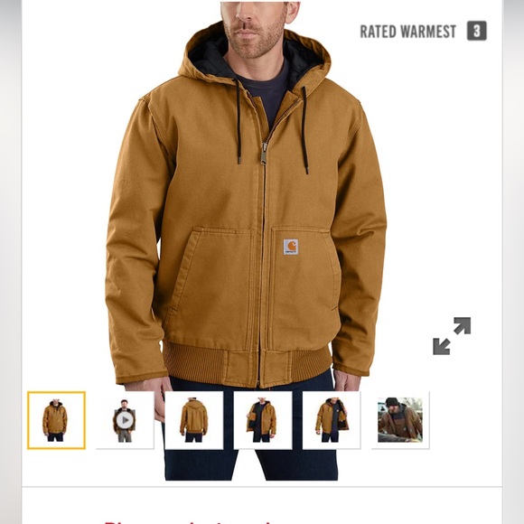 Carhartt Insulated Loose Fit Active Jacket - Picture 9 of 9